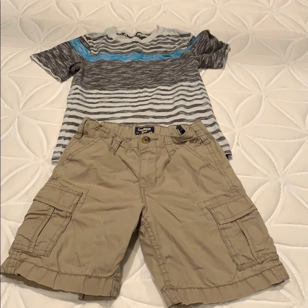 Oshkosh shorts, sz 5, Tony Hawk shirt sz 5-6